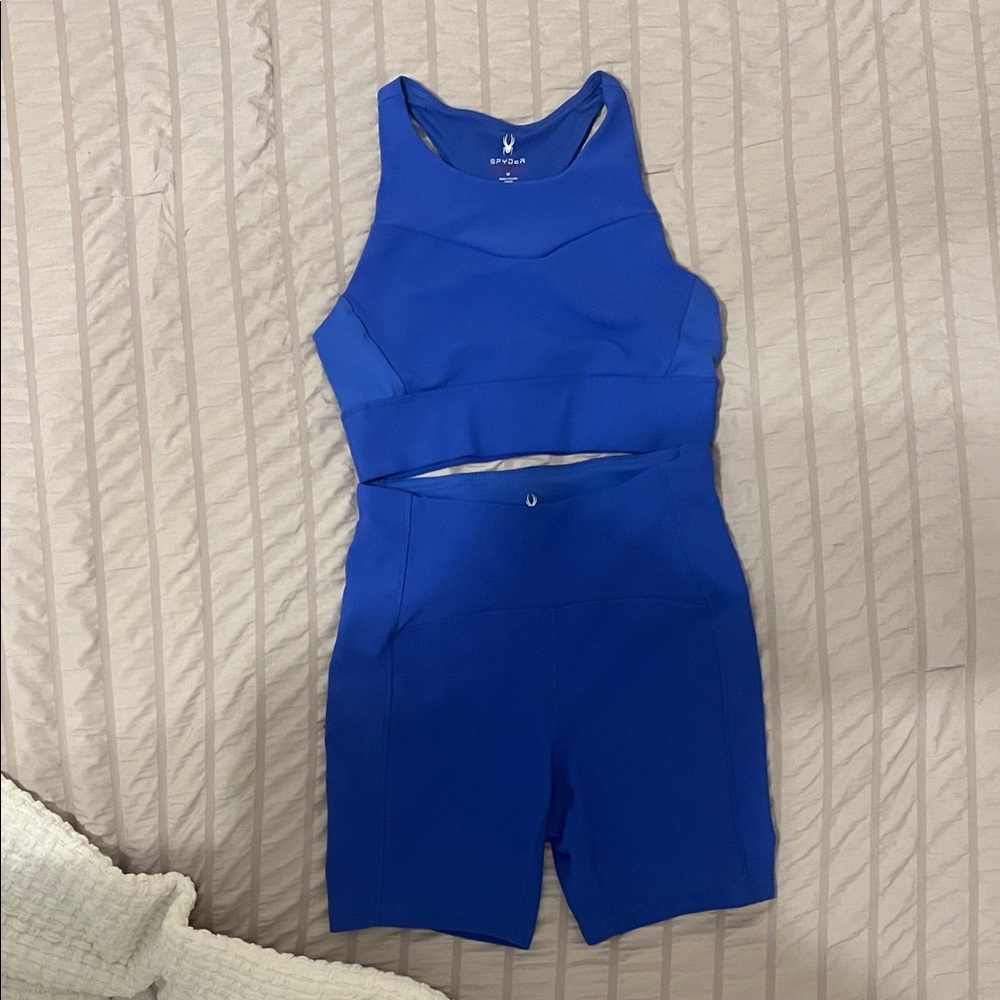 Spyder Blue Women's Bike Shorts